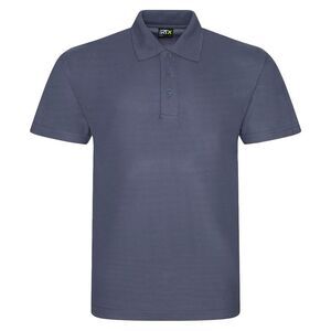 PRO RTX Mens Pro Polyester Polo Shirt / Solid Grey